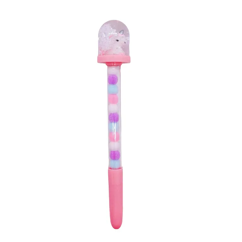 UNICORN FLUFFY BALL PEN